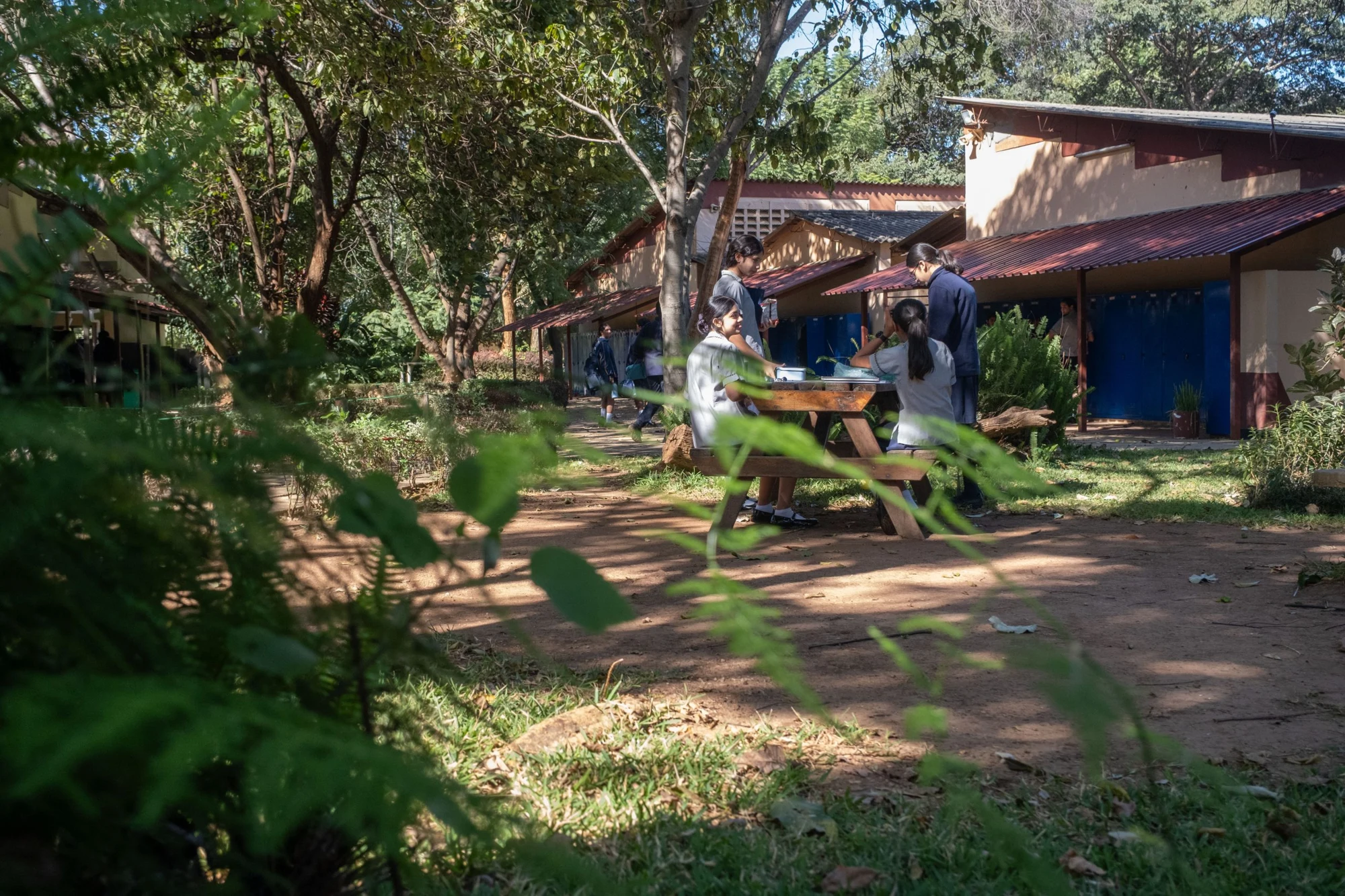 Time together outdoors at Baobab