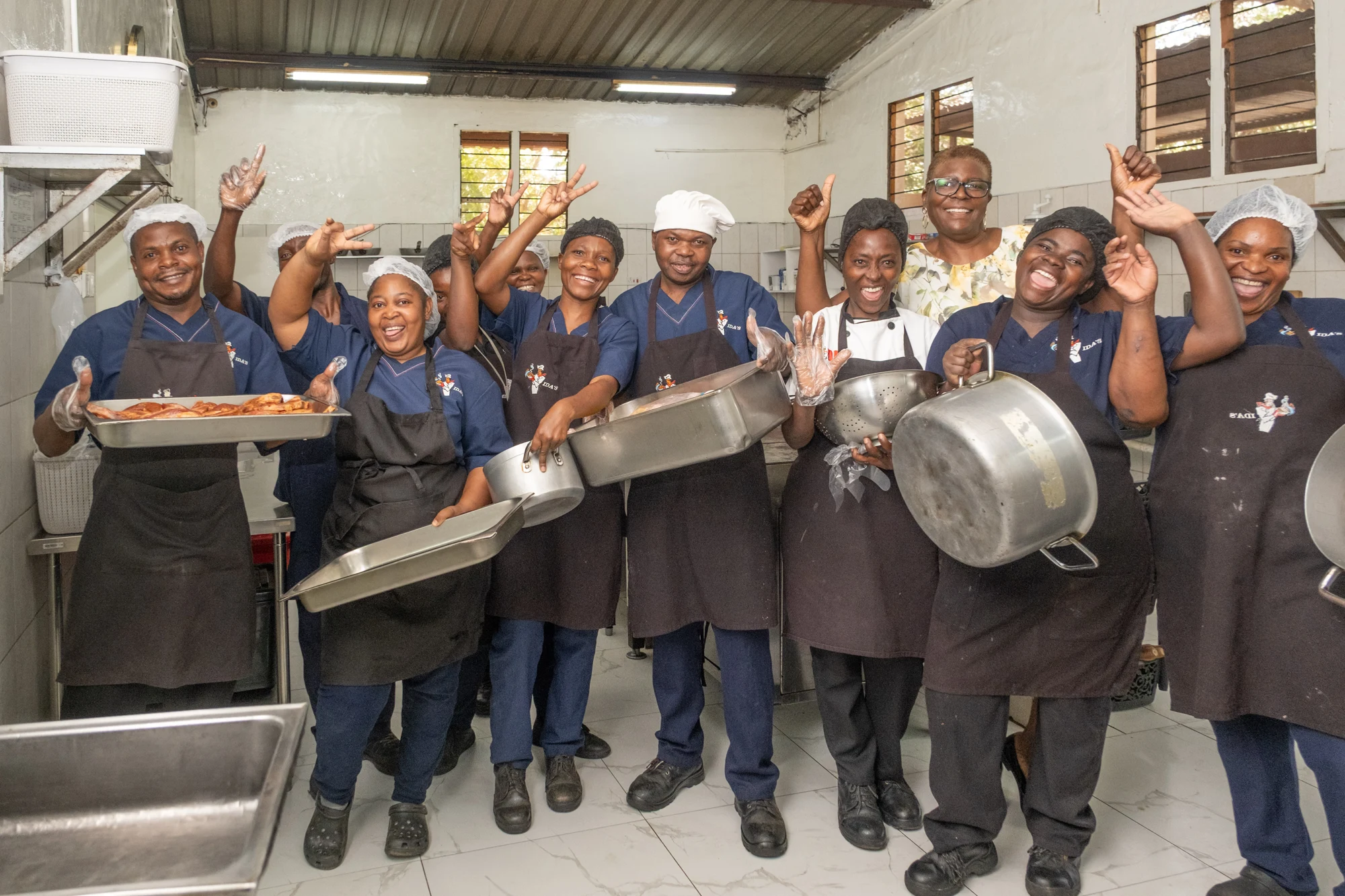 Baobab students in a Food Technology class